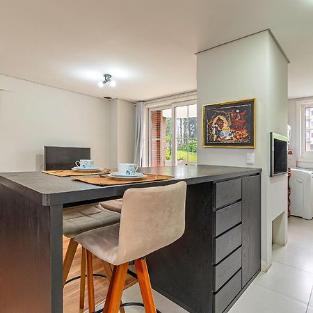 Incrivel Apartamento A 500M Da Rua Coberta Gramado Ngoại thất bức ảnh