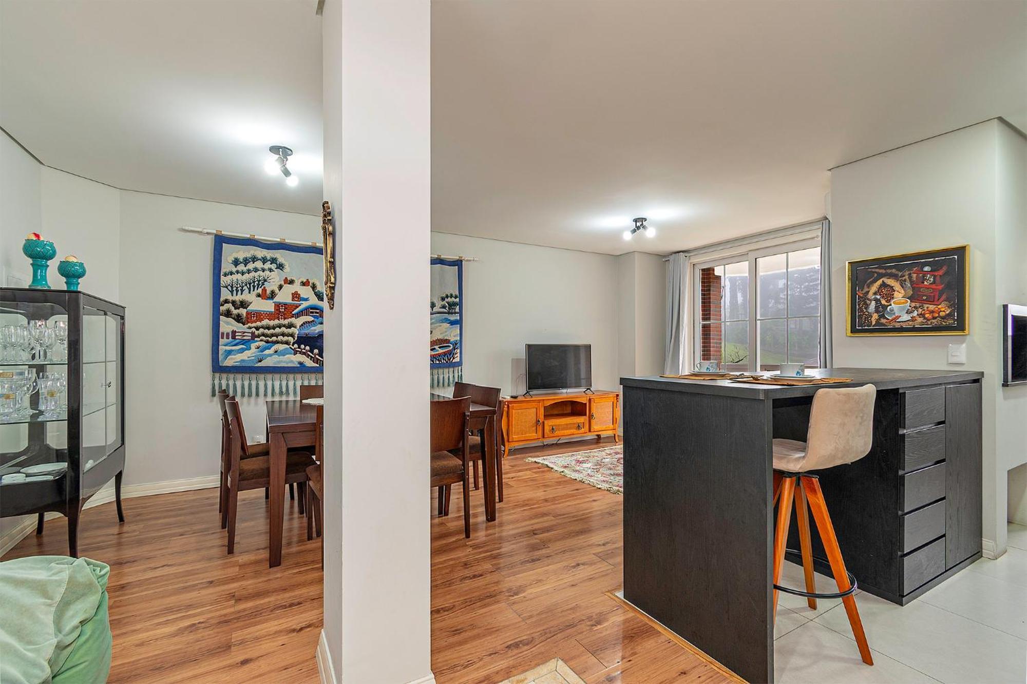 Incrivel Apartamento A 500M Da Rua Coberta Gramado Ngoại thất bức ảnh